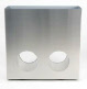 Shaped stainless steel plant containers
