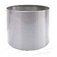 Round aluminium plant containers Round aluminium plant containers