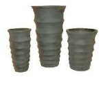 Square galvanised plant containers Square galvanised plant containers